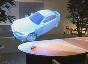 

hot selling: 1.524m*0.6m Transparent Holographic Rear projection film for shop window advertising, 3d screen display