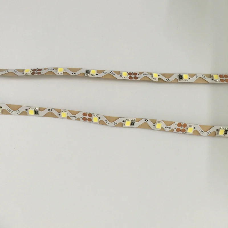

LED 2835 SMD 60leds/m bendable flexible S Shape LED strip DC12V Non-waterproof Flexible Strips ribbon for Channel Letter