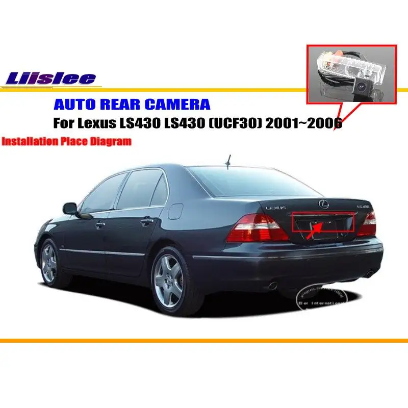 

Liislee For Lexus LS430 LS430 (UCF30) 2001~2006 - Reverse Back Up Camera / Parking Camera / NTST PAL / License Plate Lamp OEM