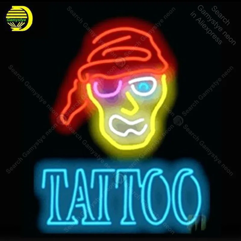 Неоновая вывеска для татуировки неоновая трубка знак ручной работы коммерческий дисплей неоновый фонарик знак украшения Пивной Бар паба, комнаты рекламировать