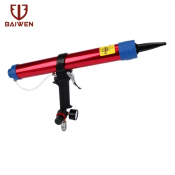 

Pneumatic Caulking Gun set 600ml Glass Glue Air Rubber Gun Cartridge Gun Paint&Decorating Sealant Finishing Tool