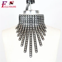 Fullyoung эротические PU кожаные заклепки кисточкой шеи воротник Спайк женские секс-игрушки для женщин Фетиш связывание сдержанные игры сексуальный пояс