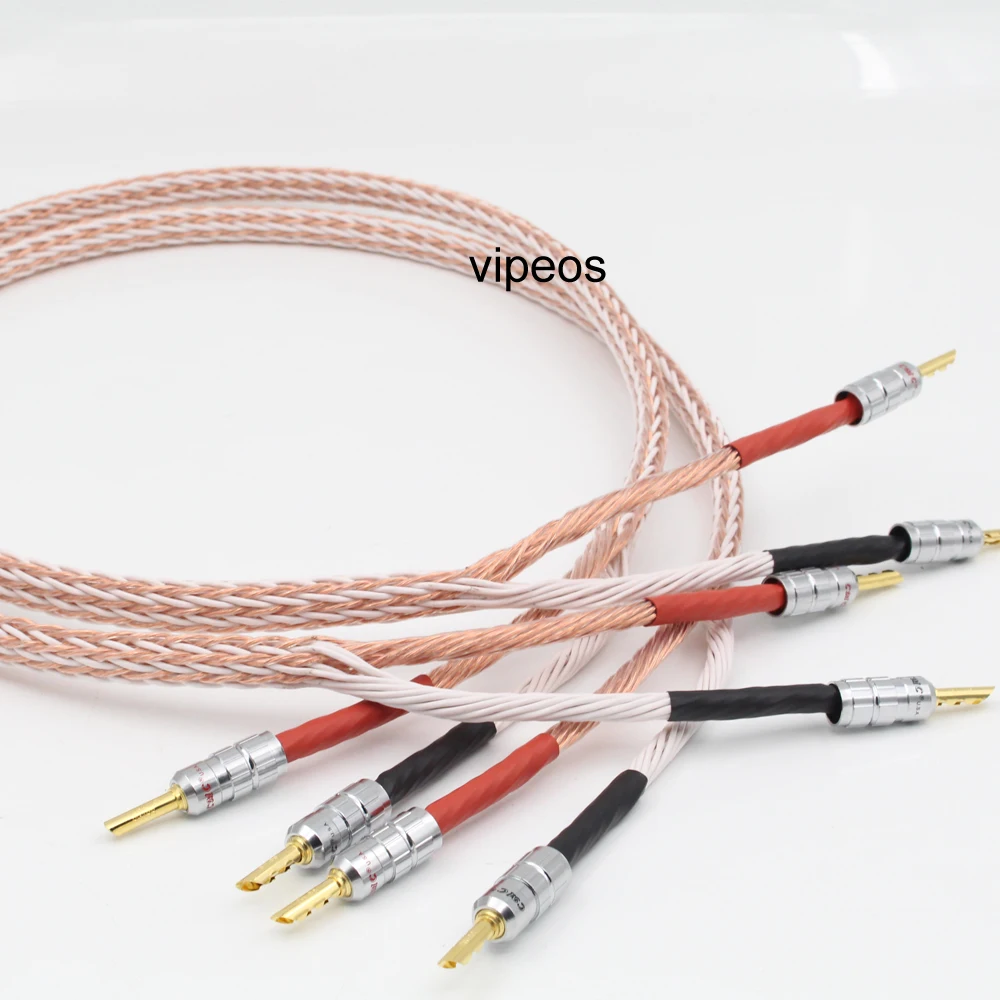 Buy 12TC Hifi Speaker Cable Single wire or Bi wire Hi end OCC Speaker Wire from