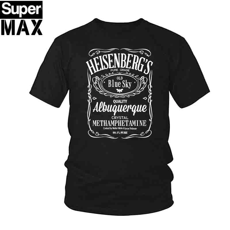 Top quality Cotton short sleeve casual breaking bad print T shirt for men 2015 O neck