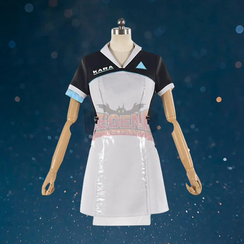 Detroit: Become Human Kara Cosplay Adult Halloween Costume Coat White Version image 3