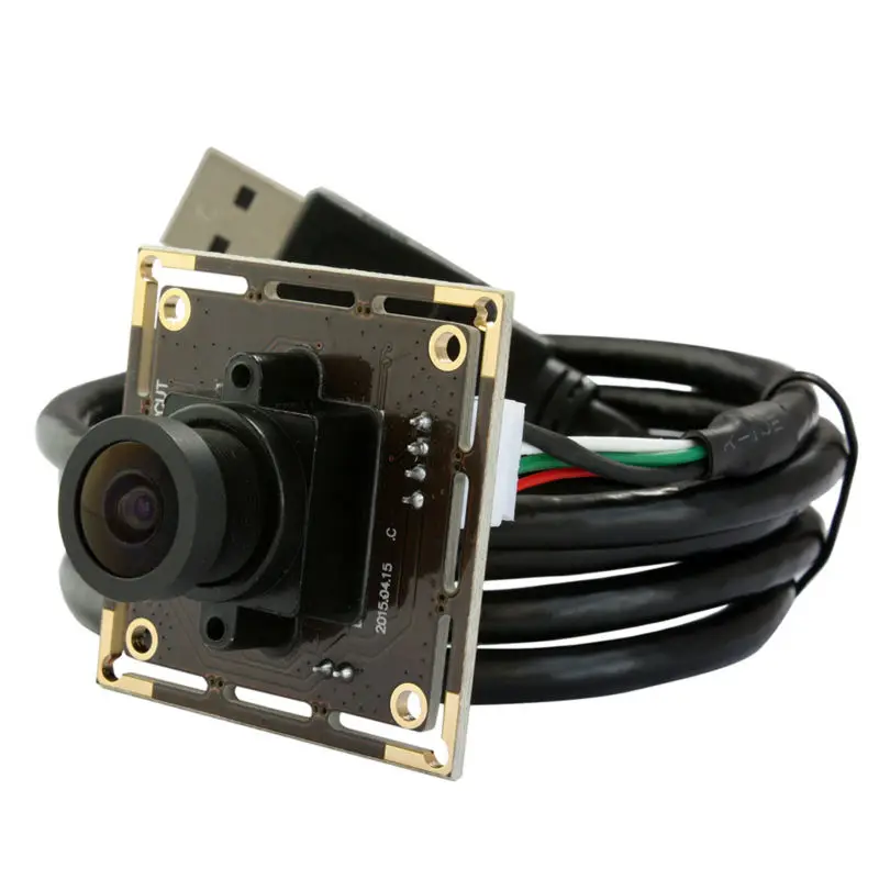 38mmX38mm USB camera module, high definition cmos camera module ELP store video camera with 2.1mm wide angle lens
