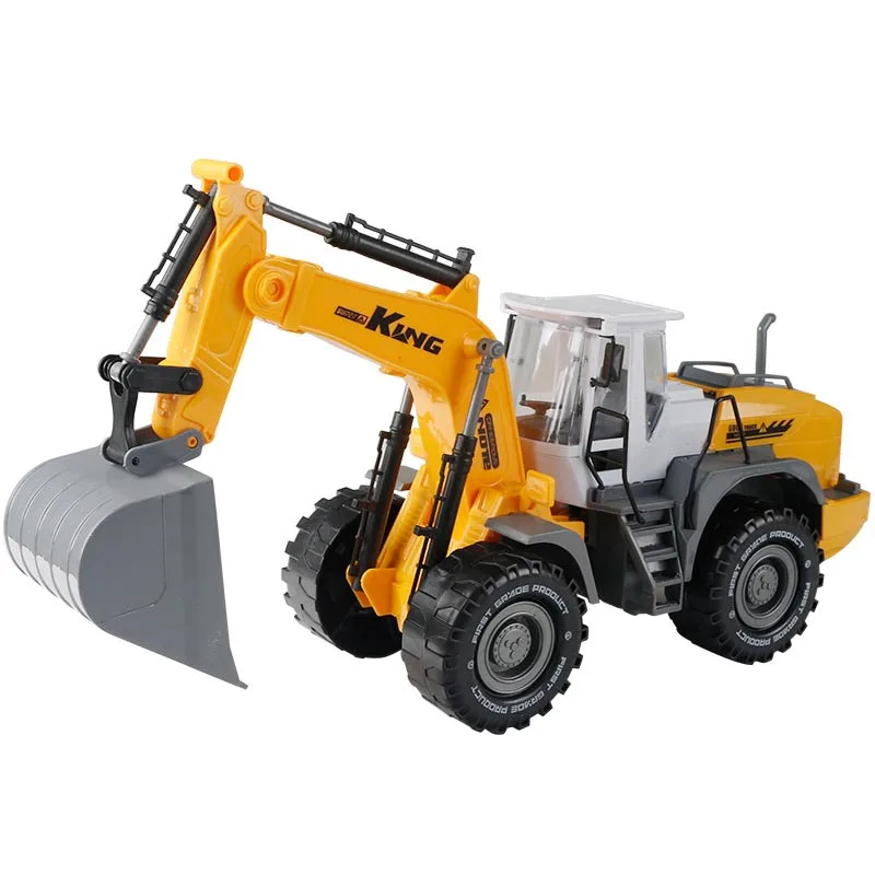 

Alloy Inertial Truck Crane High Simulation Model Metal Casting Can Slide Puzzle Toy xiong yuan xiongyuan Inertia of Engineering