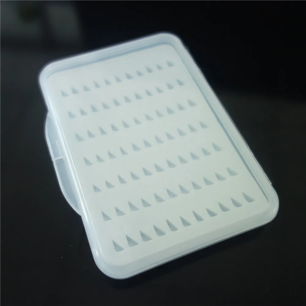 ليو للماء يطير الصيد إغراء مربع منحوتة الإسفنج طبقة البلاستيك يطير الصيد الطعم الحاويات حالة الصيد الاكسسوارات تعالج Sm L