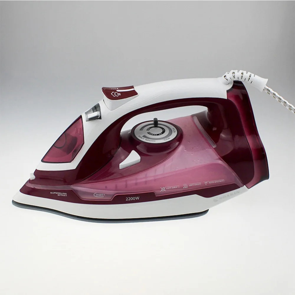 

Adoolla Mini Portable Adjuatable Electric Steam Iron for Clothes With 5 Gears Ceramic Baseplate Handheld Flatiron