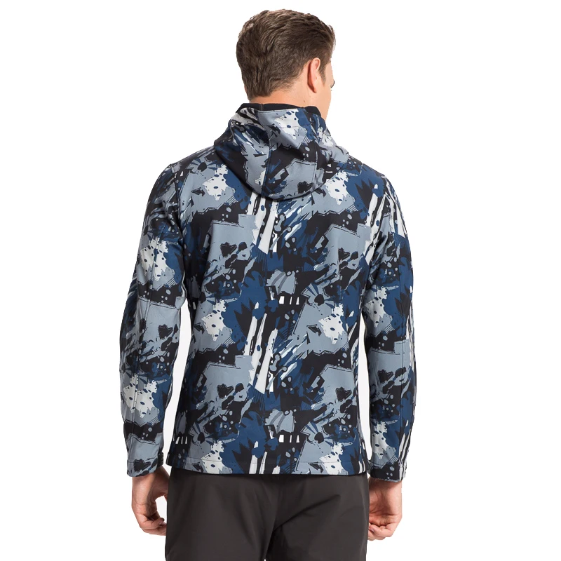 Лидер продаж теплые камуфляжные куртка Для мужчин Softshell ветрозащитный Водонепроницаемый Для женщин Спортивная Зимний отдых Пеший Туризм куртки пальто