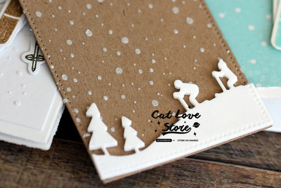 Oulensy Set Di Fustelle Lettere A-Z Per Scrapbooking - Stampini Metallici In Acciaio, 100x100mm, Per Goffratura E DIY Carta