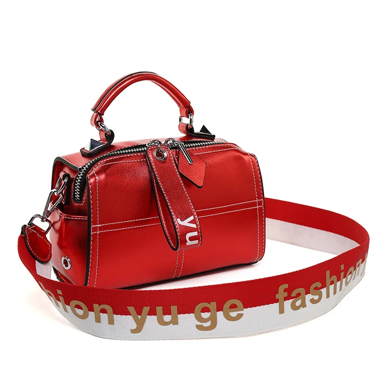 

2019 Messenger Women's Bags Fashion Mini Bag Girl Handbag Casual Genuine Leather Character Handles Bags Woman Shoulder XBC014