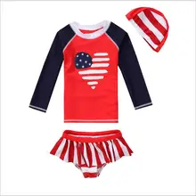 Новые Детские Купальник Прекрасная принцесса ветра большого размера для девочек купальный костюм для младенцев для детей 1-9 лет для девочек