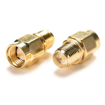 

1pc SMA Male Plug to RP-SMA Female Jack RF Coax Adapter convertor Straight goldplated NEW wholesale