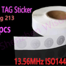 10 шт./лот NFC Стикеры 13,56 МГц ISO14443A NFC тег Ntag213 универсальные этикетки для всех с поддержкой NFC телефонов
