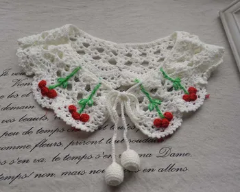 

Min USD15 Diy clothes accessories handmade crochet baby child small cape false collar lace collar