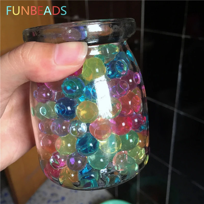 1000 г/лот 1,5-2 мм Хрустальный шар для выращивания почвы полимерный водный бисер цветок демисезонные шарики для выращивания воды орбиты детские игрушки