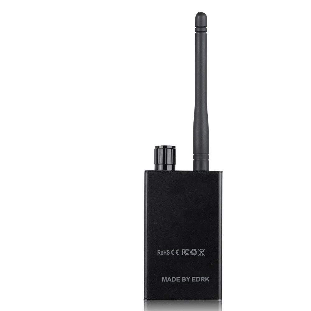 1-8000MHz Radio Detection Anti Spy Signal Hidden Camera GSM Audio Bug Finder 4G GPS Signals Lens RF Tracker Detectors Black G318
