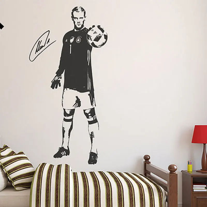 Best Manuel Neuer Goalkeeper Soccer Football Player Decal Wall Sticker Decor Picture 8396
