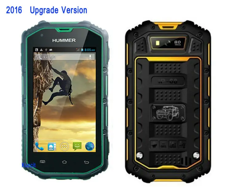 IP67 Waterproof phone Shockproof Dustproof Rugged Android 5 1 Smartphone MTK6582 Quad Core 1GB RAM Mobile