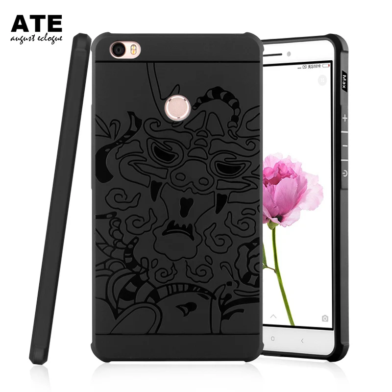 Для Сяо Mi Max силиконовый чехол Высокое качество 3D резные Матовая Мягкая Телефон