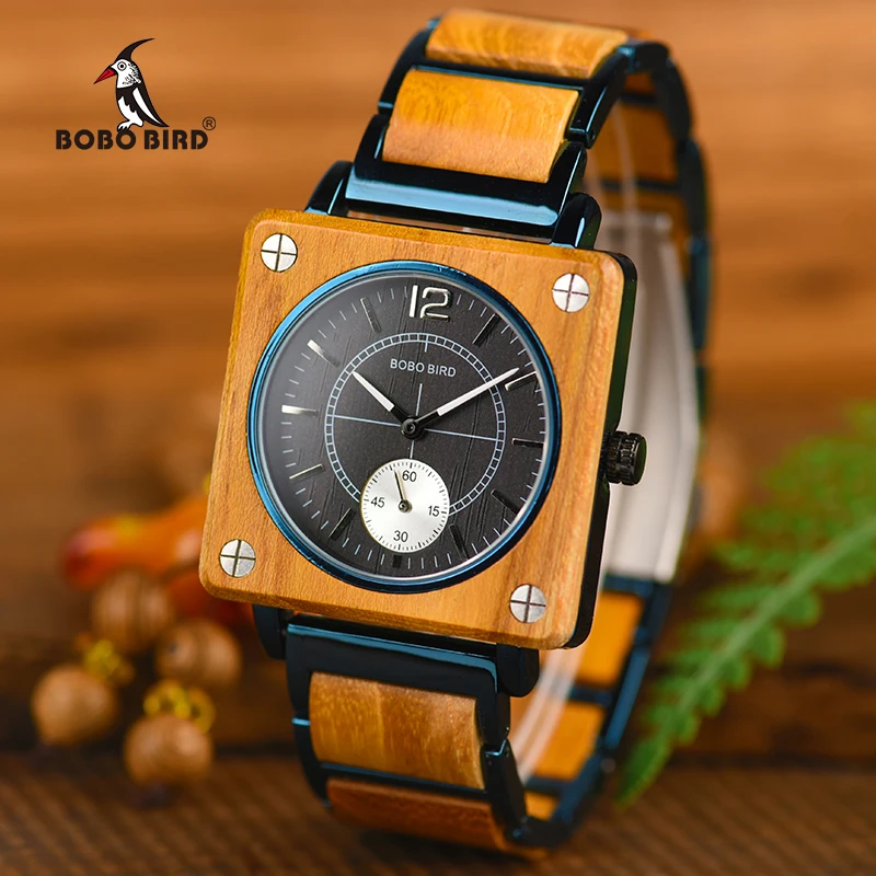 Часы наручные BOBO BIRD мужские и женские кварцевые брендовые роскошные стильные