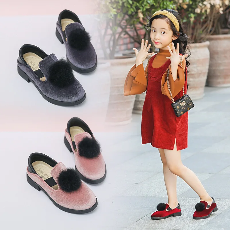 

Children's Shoes Spring Autumn New Suede Shoes Girls Casual Student Shoes