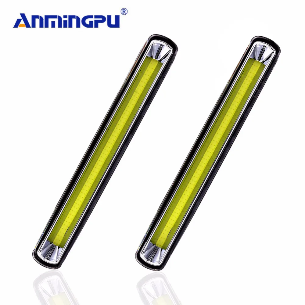 ANMINGPU 2pcs Car Light Assembly 12V DRL Led Daytime Running Light Daylight Lamp Day Light Led