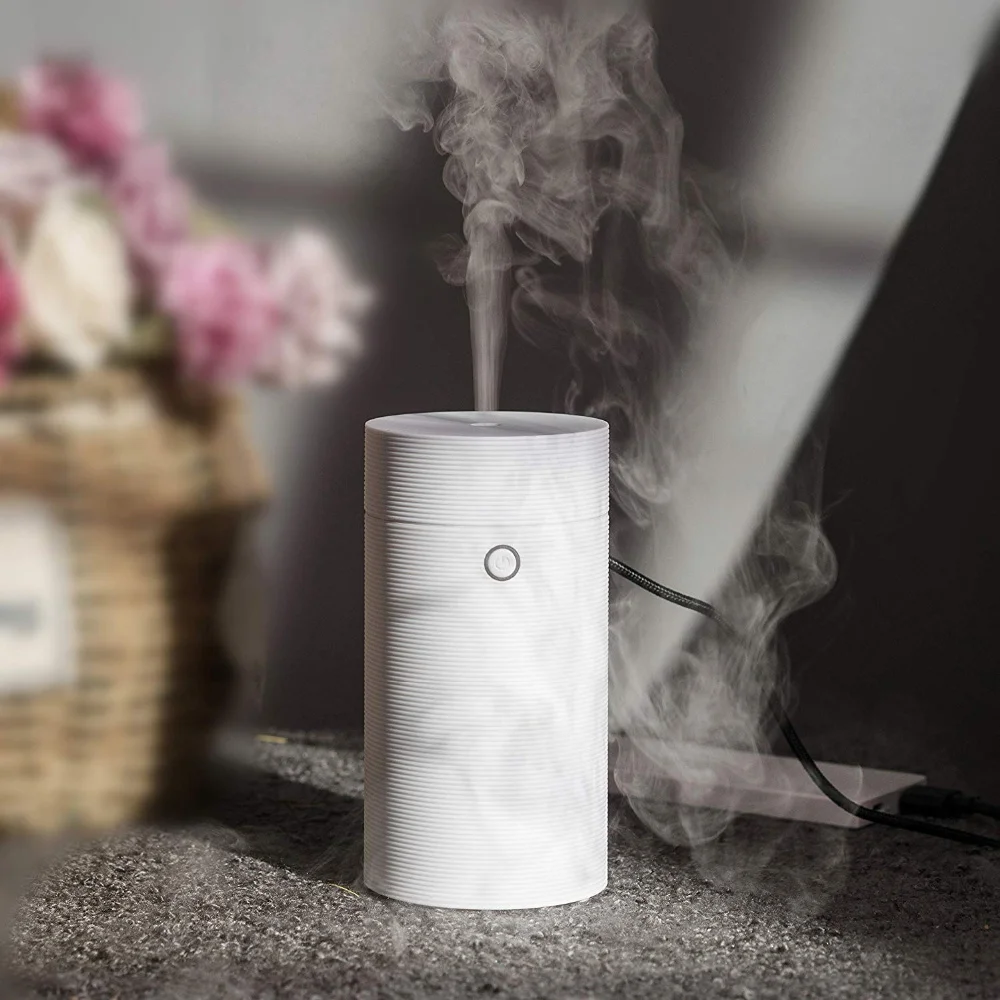 

VVPEC 55ml mini usb essential oil aroma diffuser ultrasonic air humidifier aromatherapy mist maker for car office