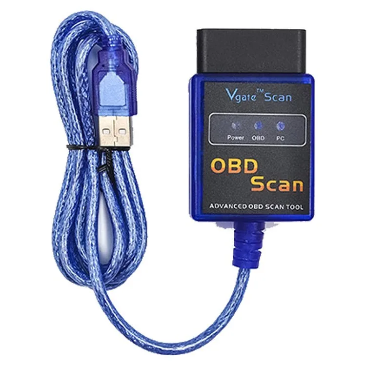 WOW CDP Мини ElM 327 Usb elm327 OBD Scan OBDII OBD2 Usb v1.5 elm327 VGATE ПК Интерфейс работает на всех OBD2 транспортное средство 20 шт./лот