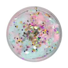 Искусство блеск Сквош слизь пушистый пенопласт мягкий ароматизированный смешивание облако Слим снятие стресса Слим свет грязи забавные игрушки для детей MA16f