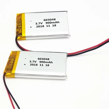 

10pcs 3.7V 900mAh 603048 Lithium Polymer Li-Po Rechargeable Battery cells For MP4 MP5 GPS PSP mobile bluetooth TOY POWER BANK