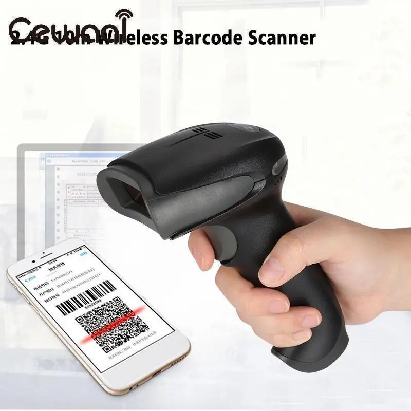 

Portable Auto Sensing High Applicability Wireless Barcode Scanners Laser High Precision USB Reader Mobile Payment Computers
