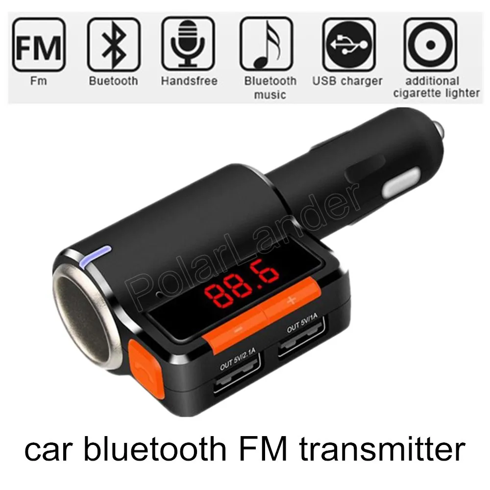 car accessory Car Kit MP3 Player FM Transmitter Car modulator radio Dual Ports USB Car Charger