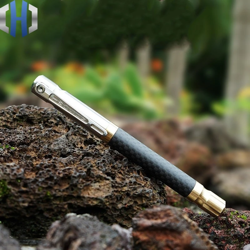 

Original Titanium Pen Writing Pen Business Office With Multi-function EDC Carbon Fiber Metal Pen