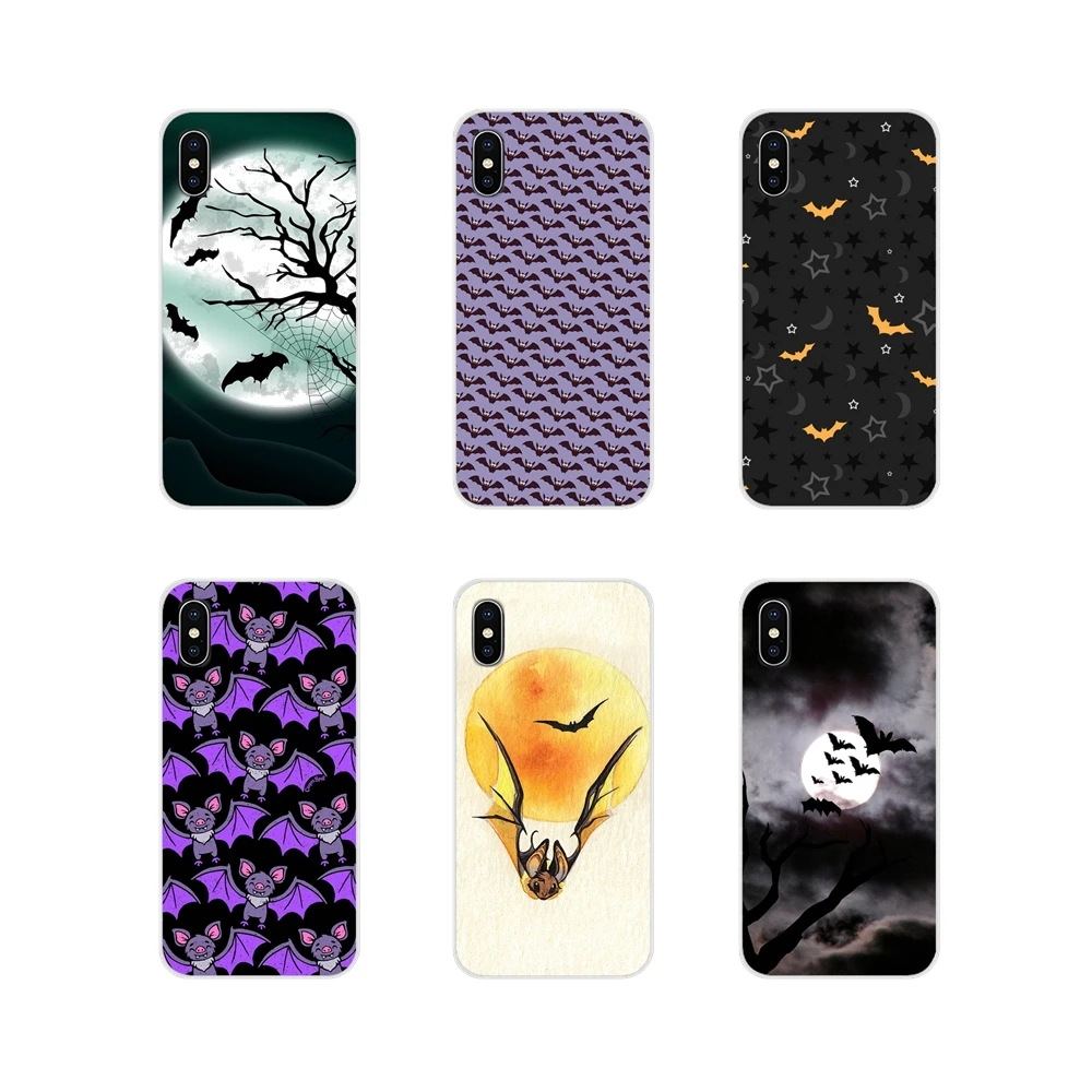 

For Xiaomi Redmi 4A S2 Note 3 3S 4 4X 5 Plus 6 7 6A Pro Pocophone F1 Halloween bat Accessories Phone Cases Covers