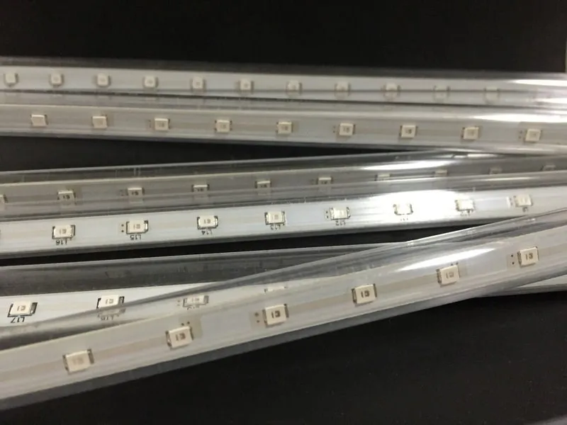 10 трубок 50 см 2835SMD 520LED метеоритный дождь свет Каскадный Рождество Сад водопад