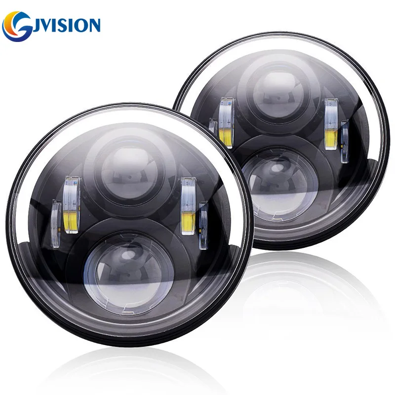 7'' inch 50W 6000K High/Low Dual beam led headlight projector lens with