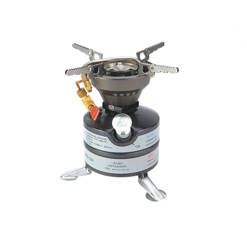 

BRS-12A Firepower Portable Folded Camping Equipment Oil Gas Titanium Outdoor Cookware Camping Stove