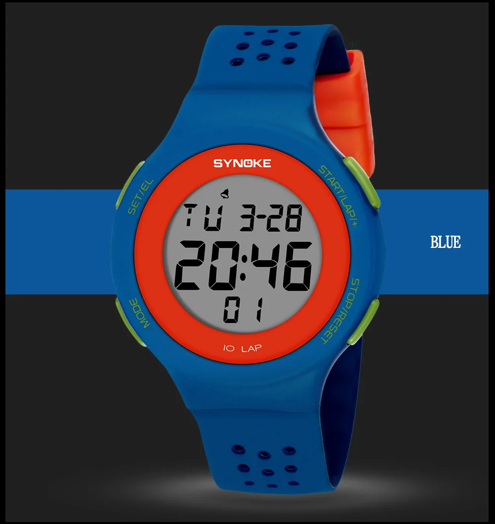 Желе пара часы модные женские цифровые часы мужские повседневные спортивные наручные часы, часы для пары светодиодный водонепроницаемый
