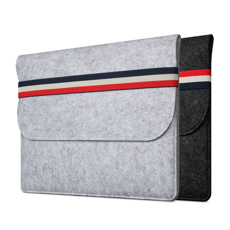 

Felt Soft Sleeve Bag Case For Apple MacBook Air 11 12 Pro 13 15 Retina Case Laptop Anti-Scratch Cover For Mac Book 13.3 Inch