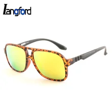 Настройка рецептурная оптика солнцезащитные очки зеркальные поляризованные очки оправы для очков двойной мост большая рамка