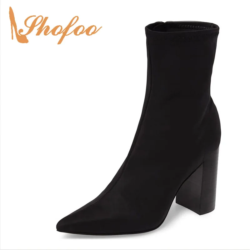 chunky heel boots size 11