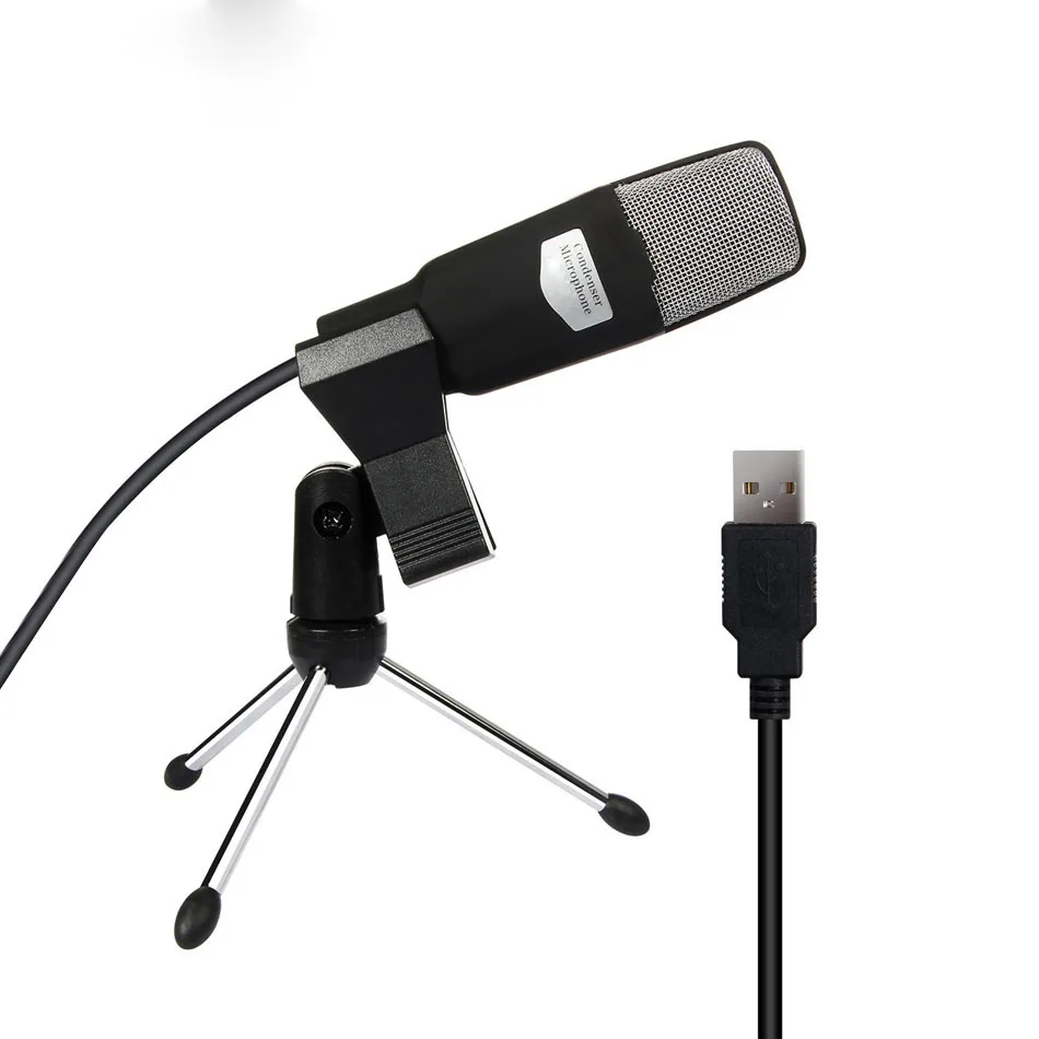 USB конденсаторный микрофон KEXU Студийный с амортизирующим креплением мини для