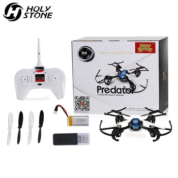 

Holy Stone HS170 Predator Mini RC Helicopter Drone 2.4Ghz 6-Axis Gyro 4 Channels Quadcopter Good Choice for Dron Training