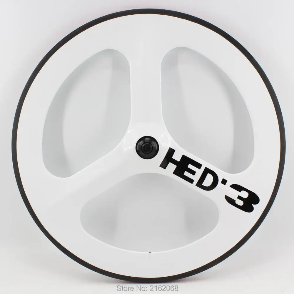 Rim Hed Tri Spoke New White 700C Spokes And Clincher Rim