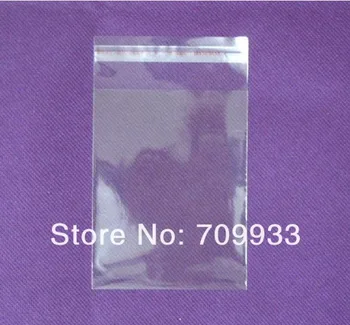 

750pcs 6*10cm Jewelry&Craft Packaging Bags transparent plastic package bags Clear Self Adhesive Seal Gifts Candy Opp poly Bags