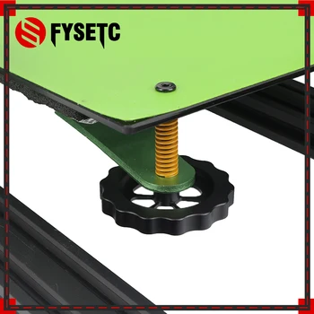 

1PC 3D Printer Parts Big Hand Twist Leveling Nut All Metal For TEVO Tornado 3D Printer Ultimate Leveling Knob Leveler M5 thread