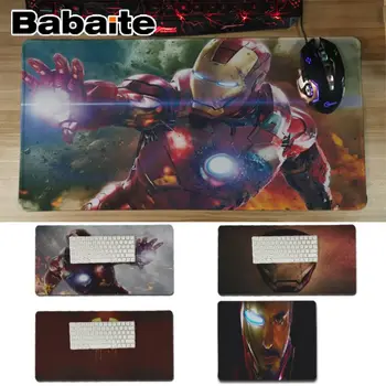 

Babaite ironman Rubber Mouse Durable Desktop Mousepad Keyboards Mat Rubber Gaming mousepad Desk Mat