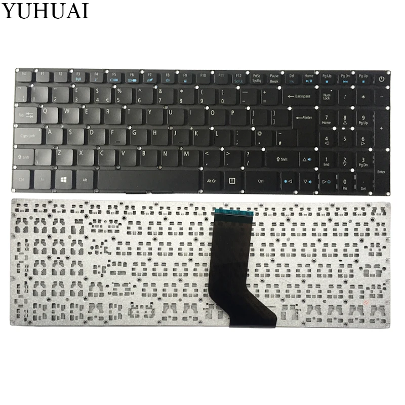 

New UK keyboard for Acer Aspire V17 VX15 VN7-593 VN7-793 VN7-793G VX5-591 UK laptop Keyboard black without frame